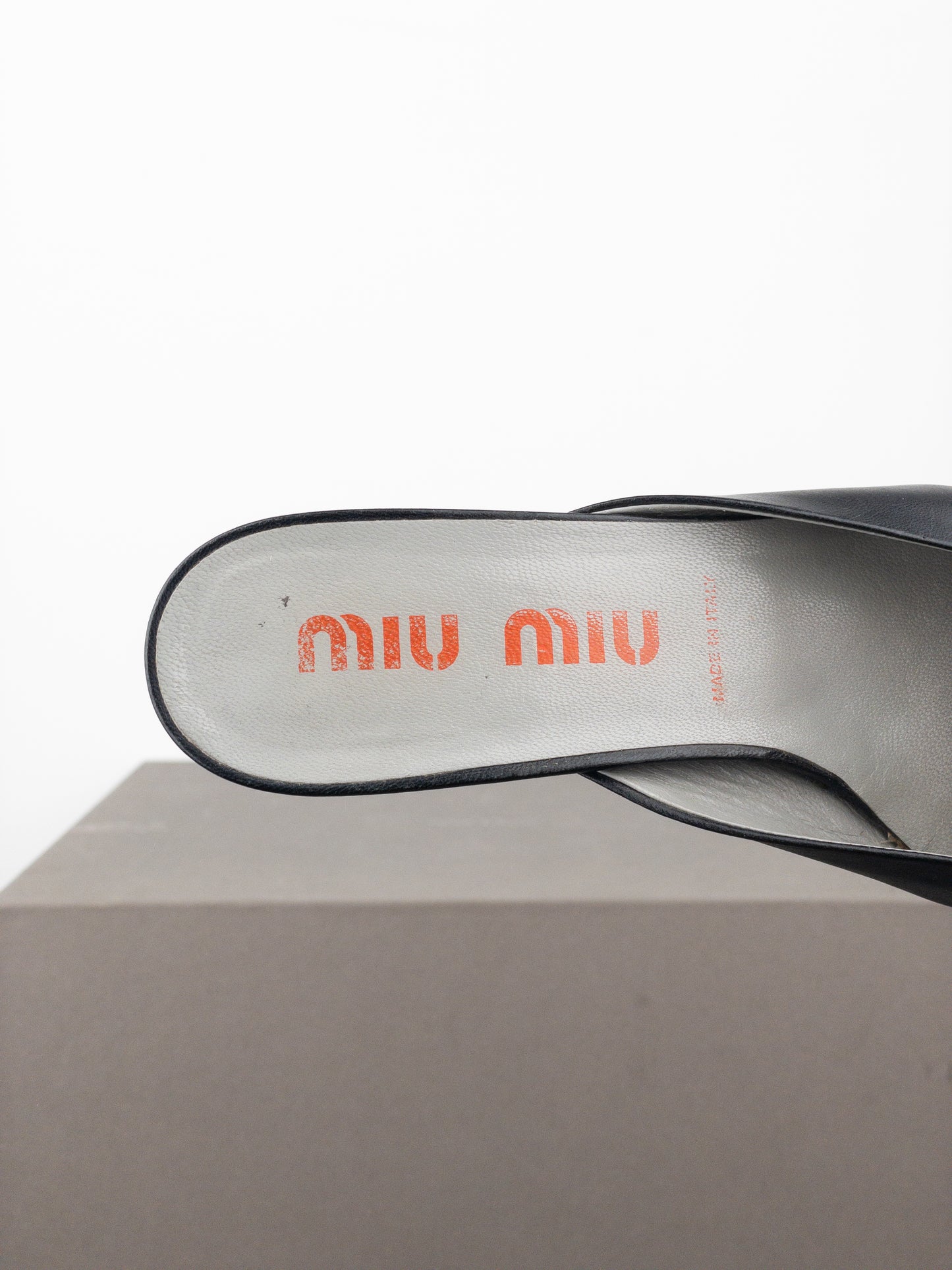 Miu Miu 2000s Tassel Mule Kitten Heels