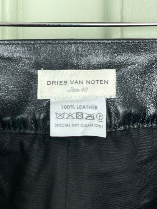 Dries van Noten AW05 Leather Biker Pants – photo 11