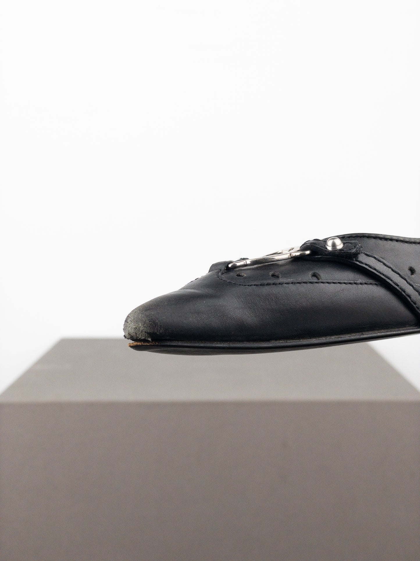 Gucci by Tom Ford 2000s GG Logo Slingback Kitten Heels