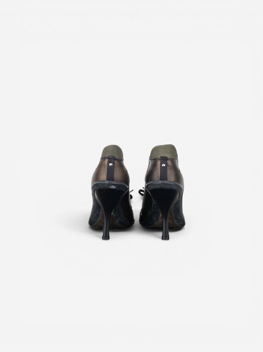Miu Miu AW99 Lace-Up Sports Pump Kitten Heels – photo 6
