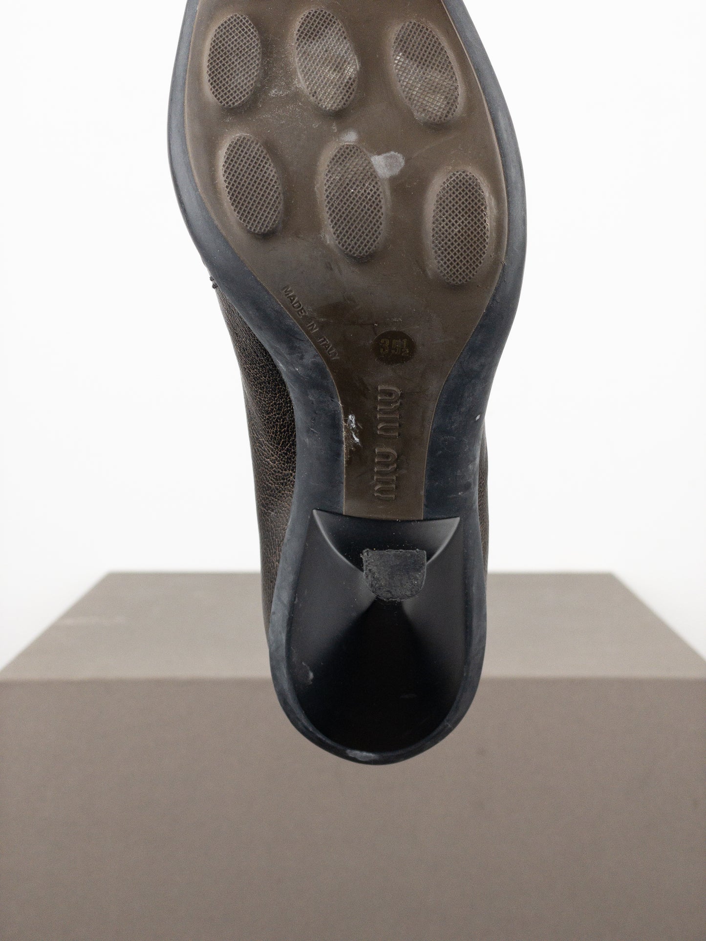 Miu Miu AW99 Lace-Up Sports Pump Kitten Heels