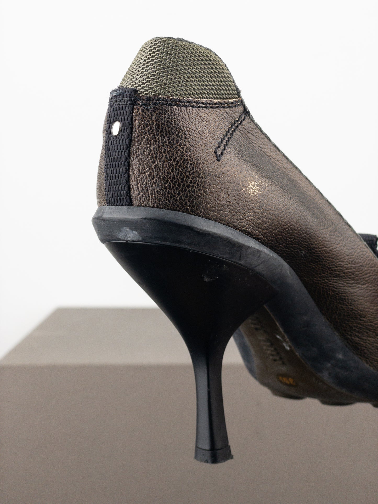 Miu Miu AW99 Lace-Up Sports Pump Kitten Heels