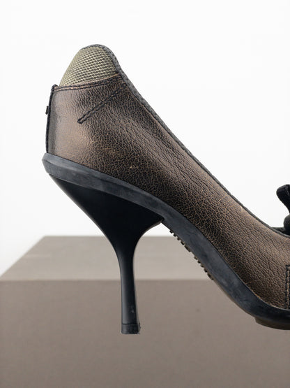 Miu Miu AW99 Lace-Up Sports Pump Kitten Heels