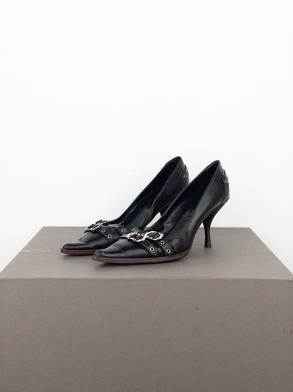 Dior by Galliano AW03 Bondage Pump Heels