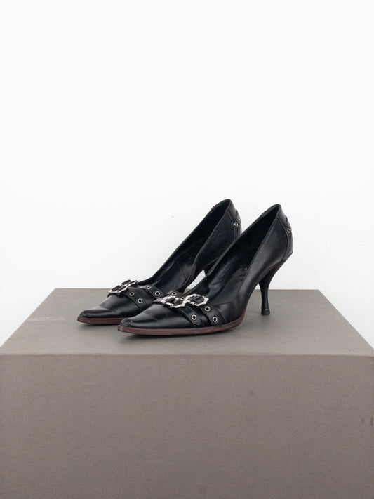 Dior by Galliano AW03 Bondage Pump Heels