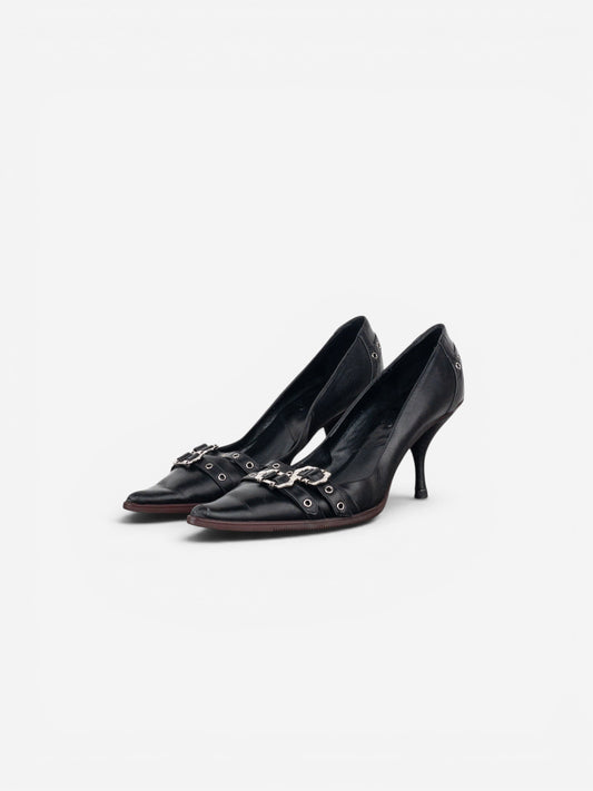 Dior by Galliano AW03 Bondage Pump Heels