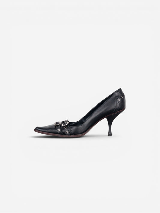 Dior by Galliano AW03 Bondage Pump Heels – photo 3