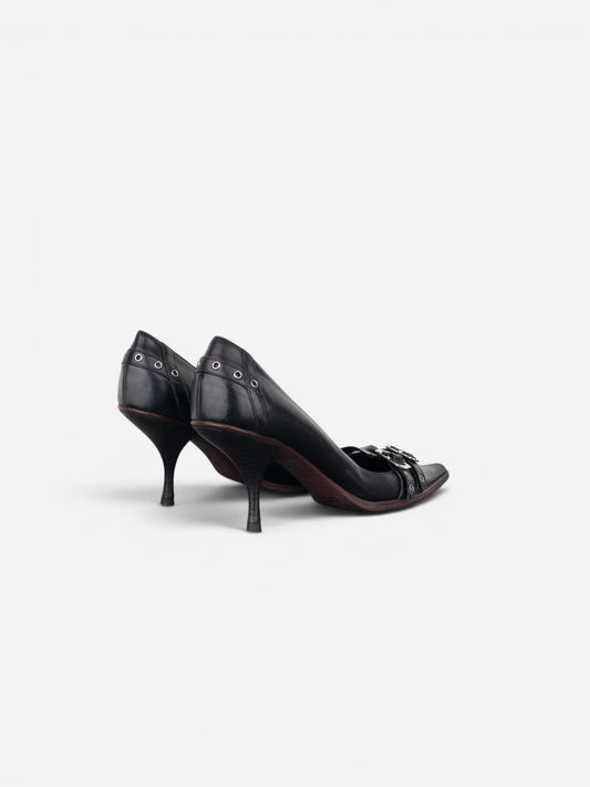 Dior by Galliano AW03 Bondage Pump Heels – photo 2