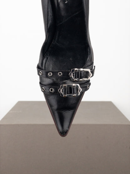 Dior by Galliano AW03 Bondage Pump Heels