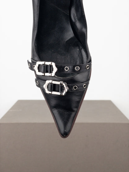 Dior by Galliano AW03 Bondage Pump Heels