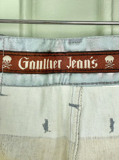 Jean Paul Gaultier AW99 Trompe L'Oeil Moto Pants