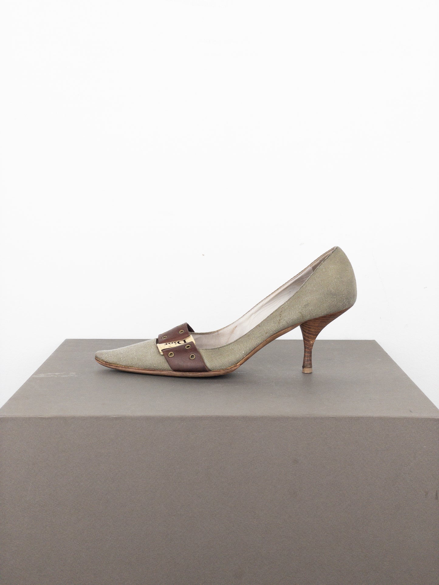 Dior by Galliano SS02 ‘Street Chic’ Buckle Pump Heels