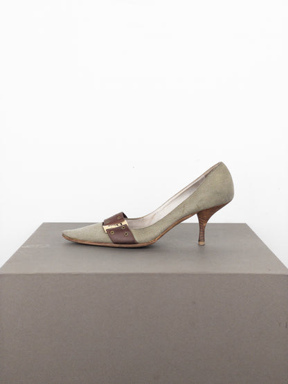 Dior by Galliano SS02 ‘Street Chic’ Buckle Pump Heels