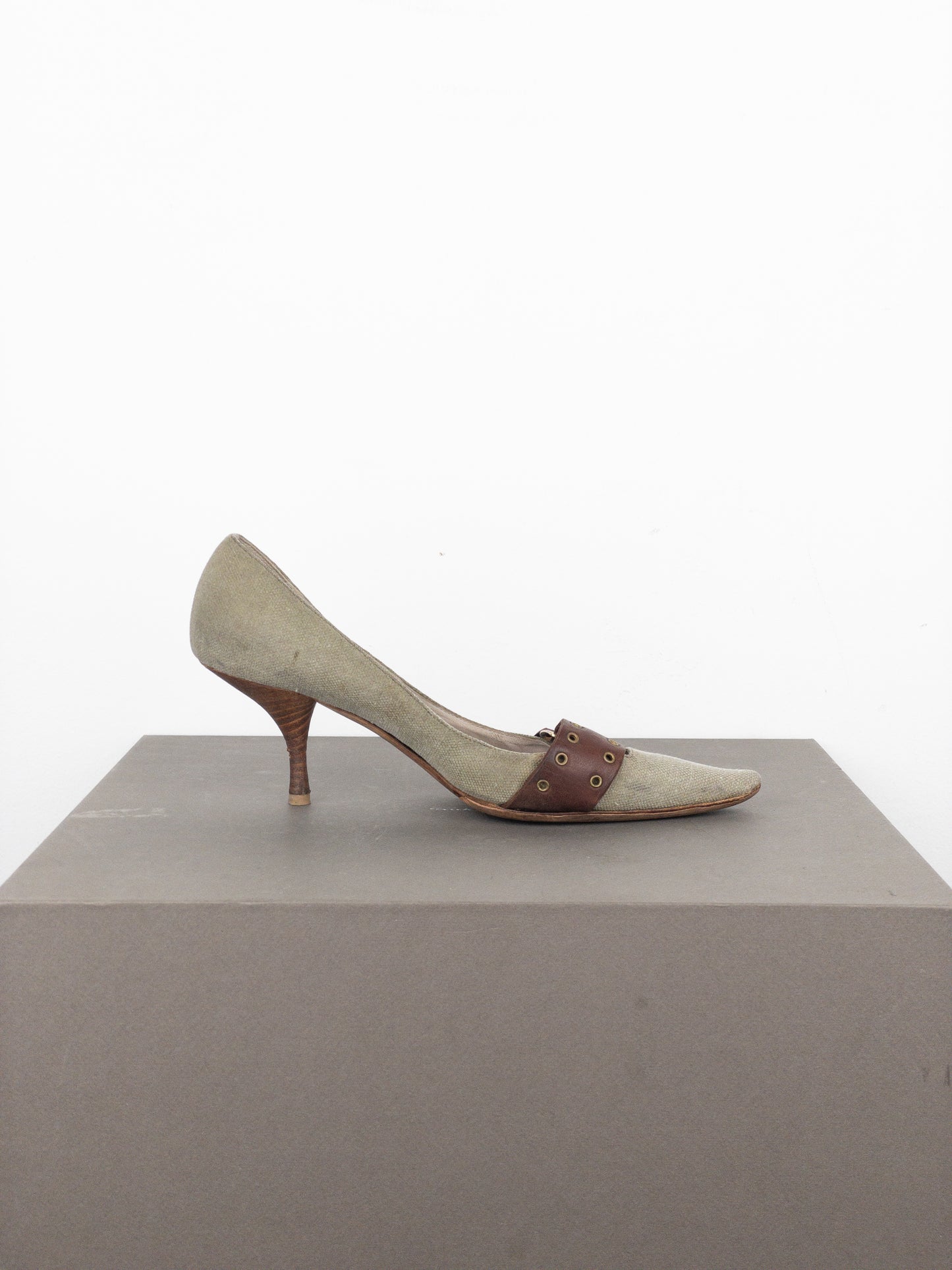 Dior by Galliano SS02 ‘Street Chic’ Buckle Pump Heels