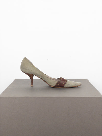 Dior by Galliano SS02 ‘Street Chic’ Buckle Pump Heels