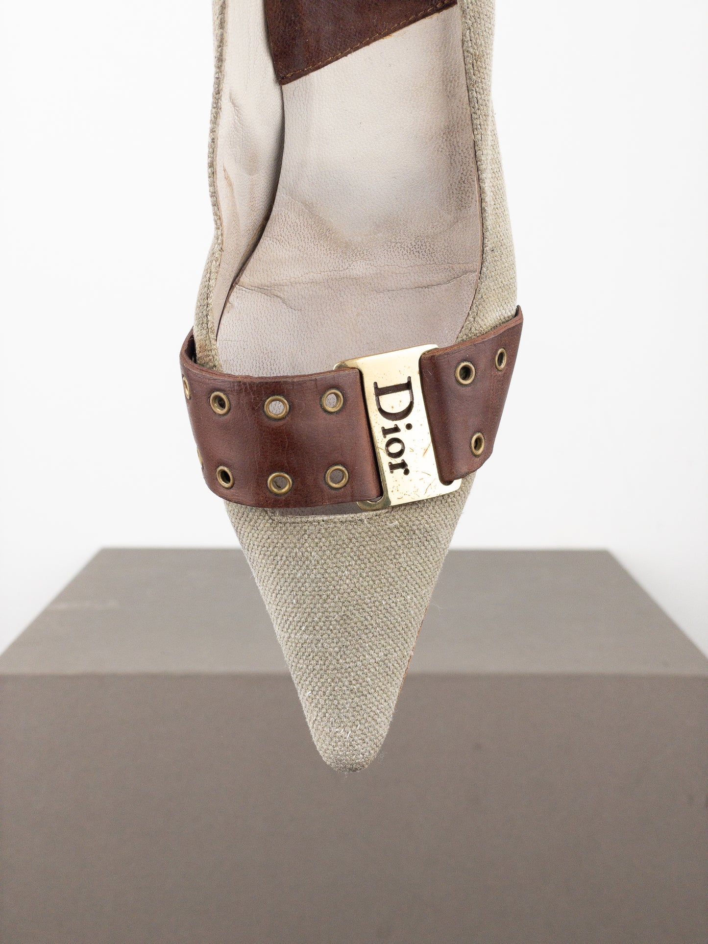 Dior by Galliano SS02 ‘Street Chic’ Buckle Pump Heels