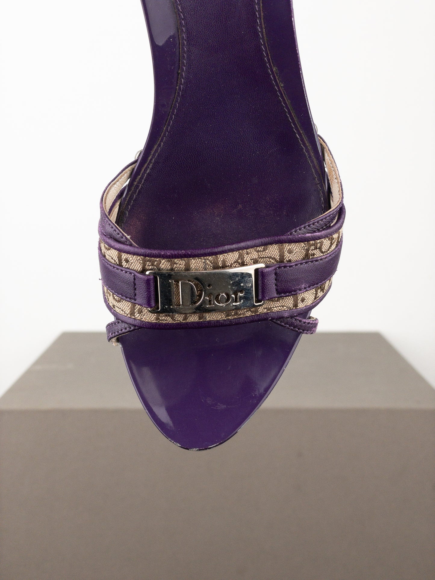 Dior by Galliano SS05 Diorissimo Monogram Mule Heels