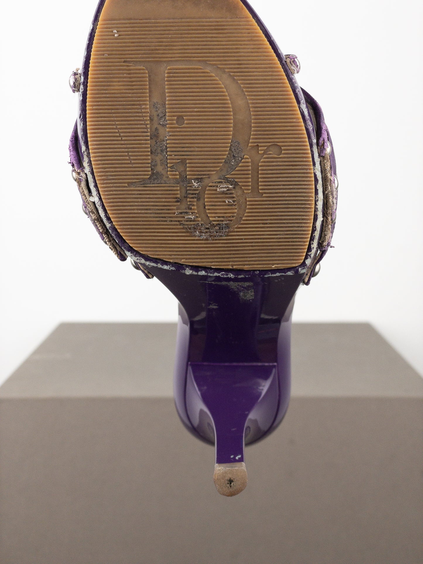 Dior by Galliano SS05 Diorissimo Monogram Mule Heels