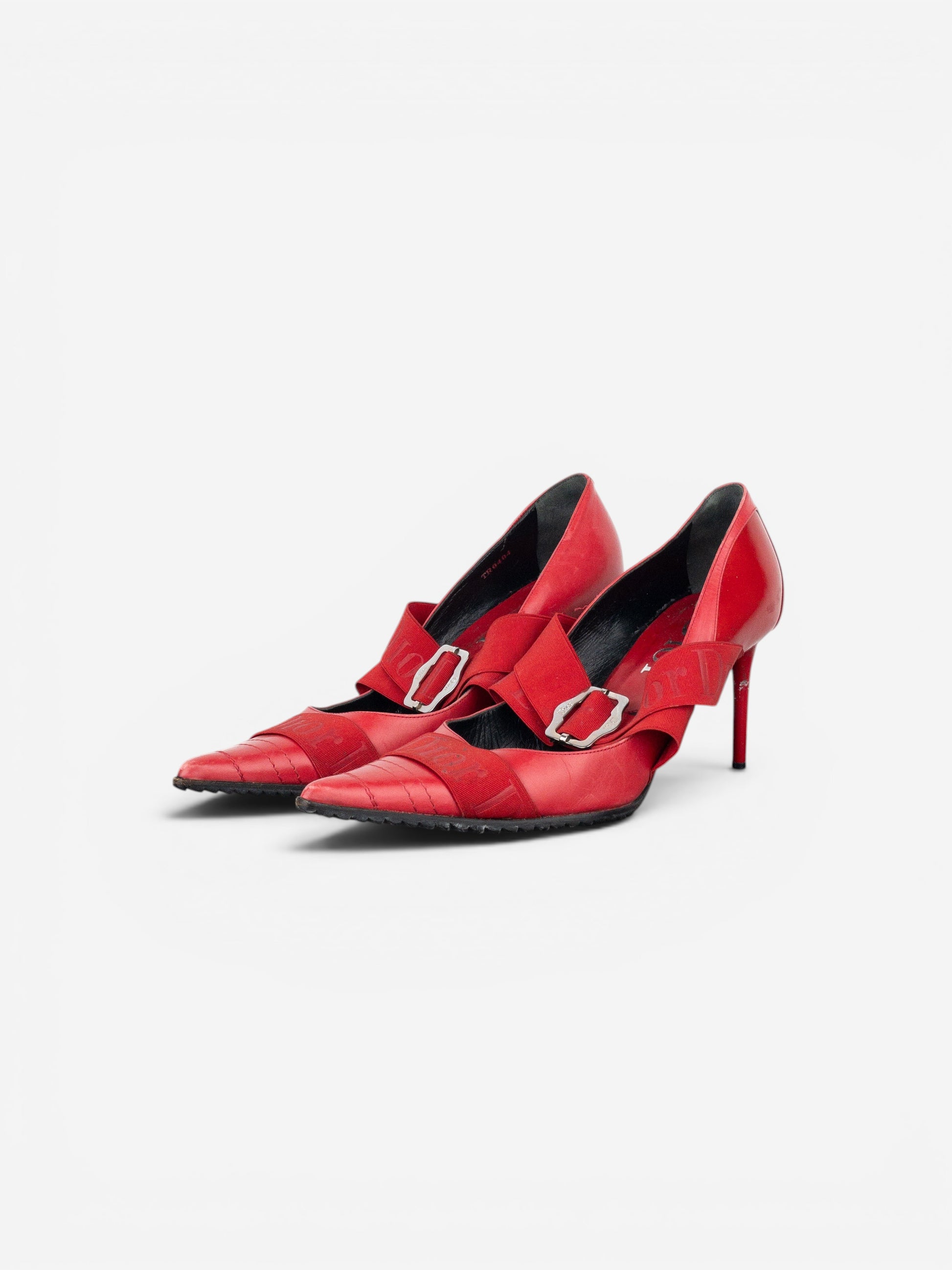 Dior by Galliano 2000s Pointed Toe Bondage Pump Heels