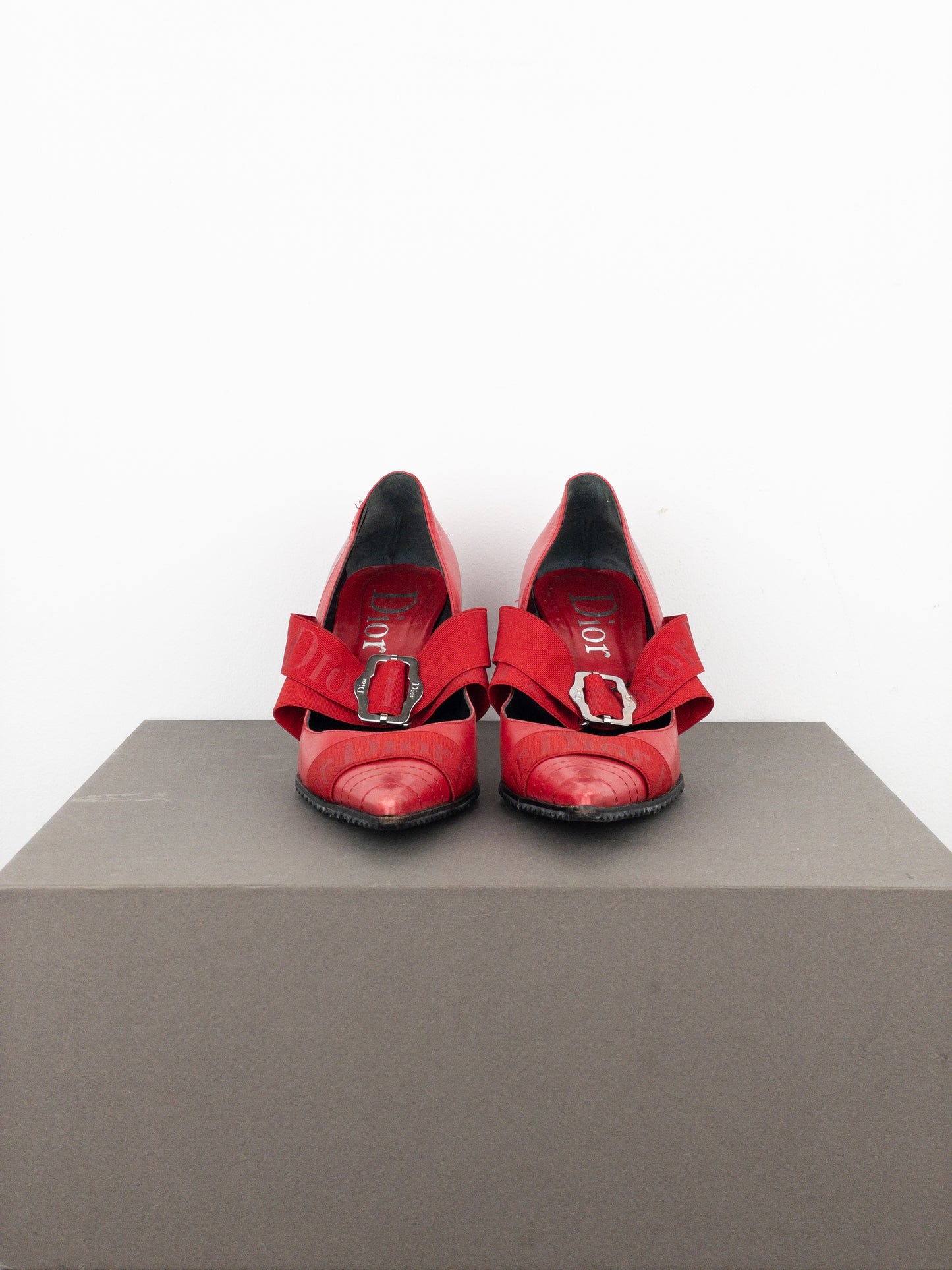 Dior by Galliano 2000s Pointed Toe Bondage Pump Heels