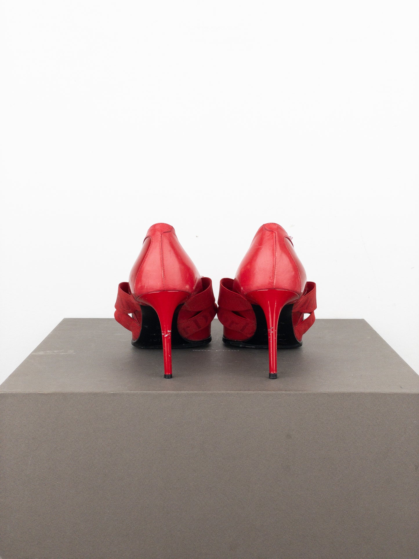 Dior by Galliano 2000s Pointed Toe Bondage Pump Heels