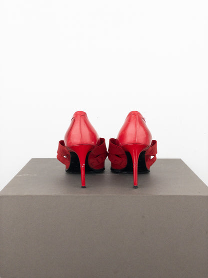 Dior by Galliano 2000s Pointed Toe Bondage Pump Heels