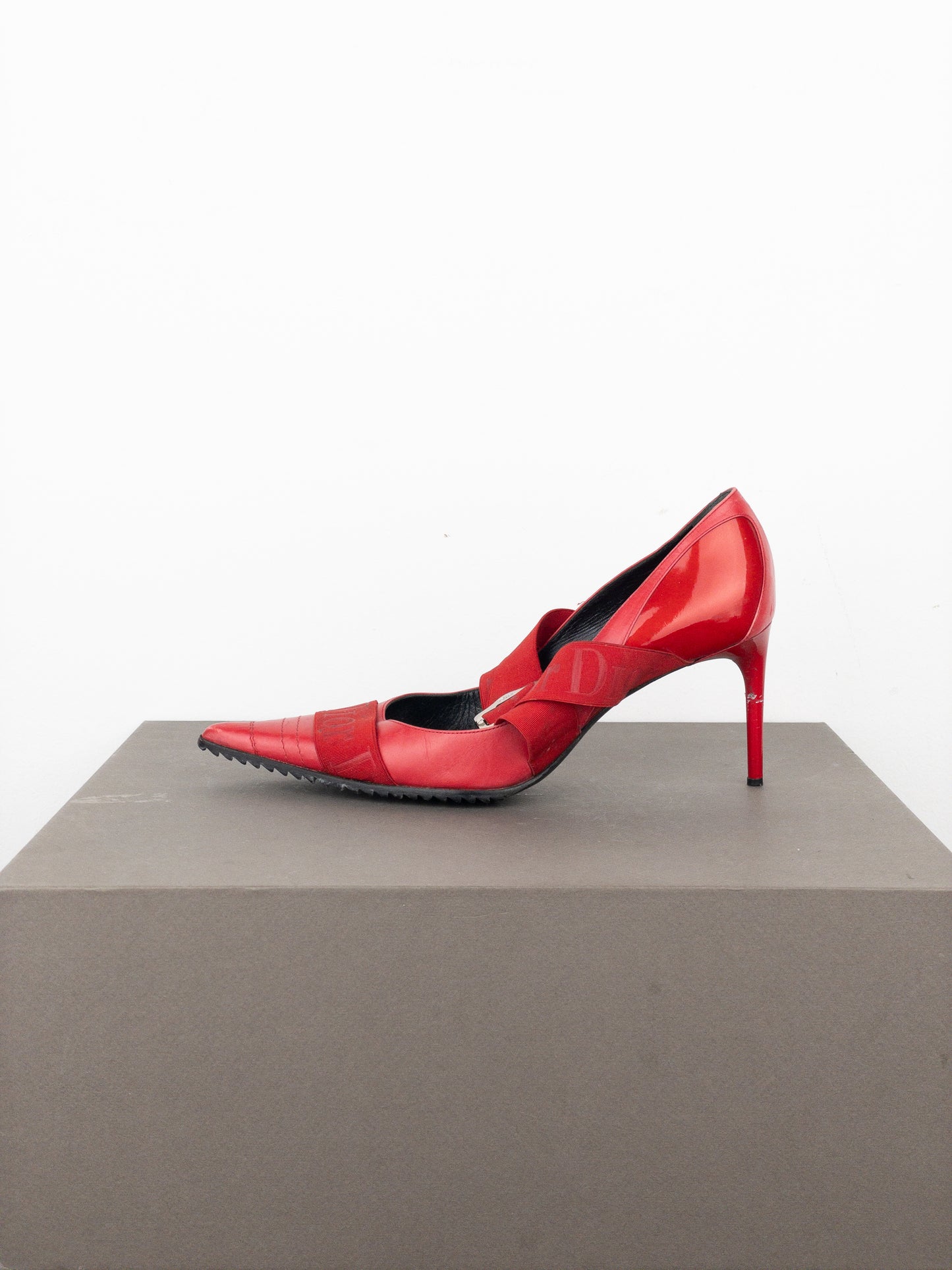 Dior by Galliano 2000s Pointed Toe Bondage Pump Heels