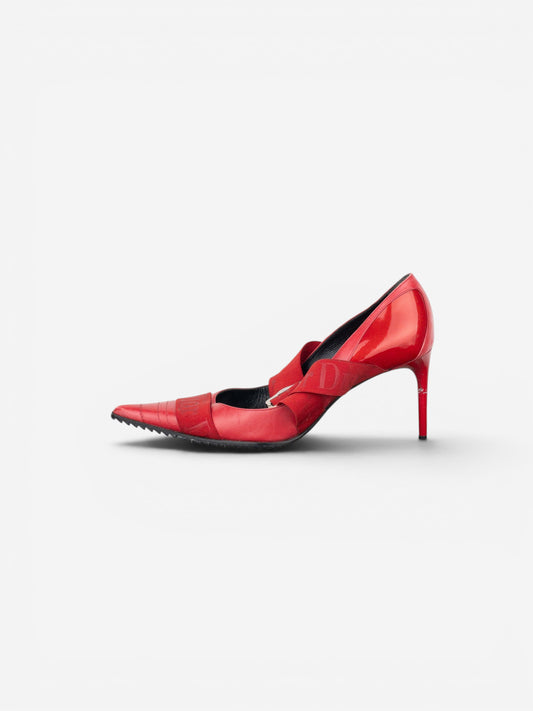 Dior by Galliano 2000s Pointed Toe Bondage Pump Heels – photo 3