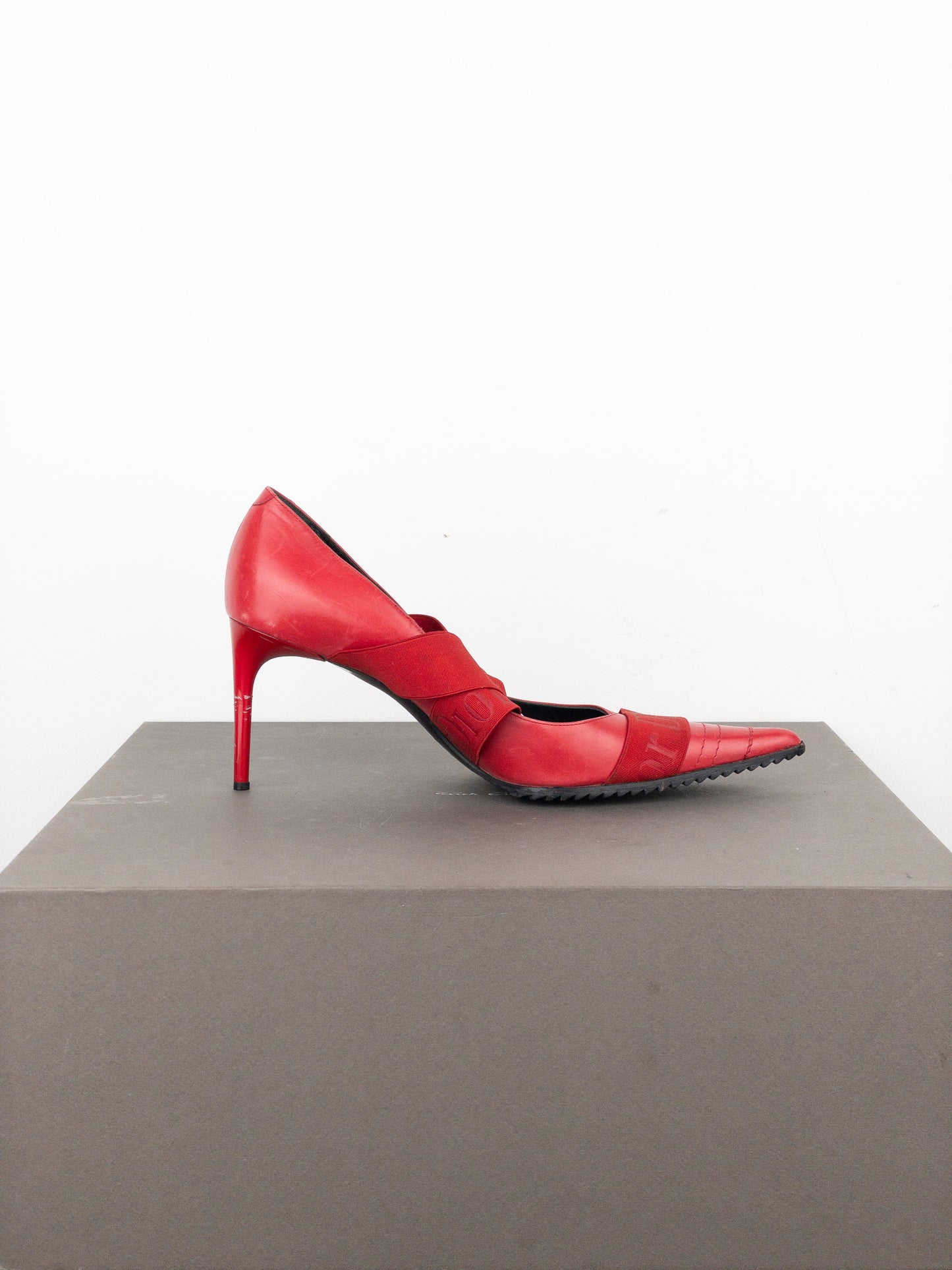 Dior by Galliano 2000s Pointed Toe Bondage Pump Heels