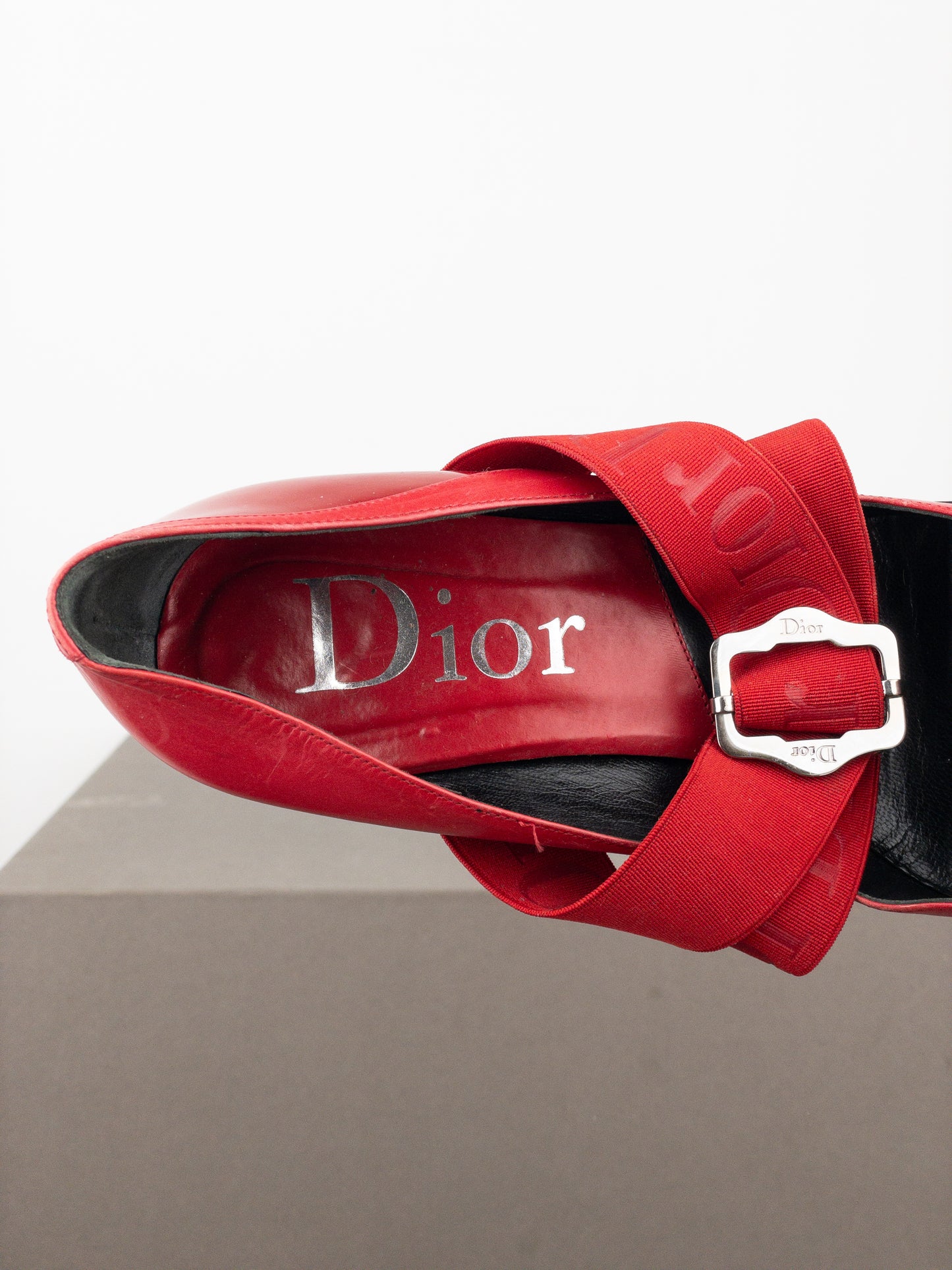 Dior by Galliano 2000s Pointed Toe Bondage Pump Heels