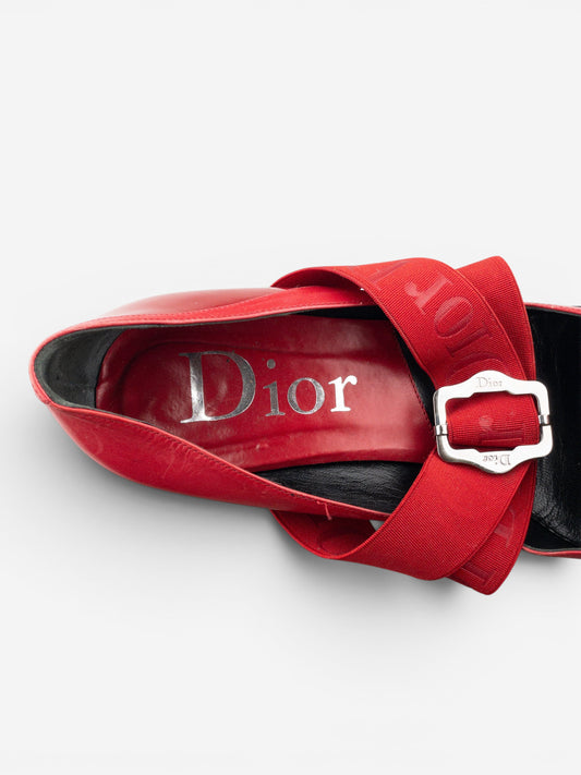 Dior by Galliano 2000s Pointed Toe Bondage Pump Heels – photo 8