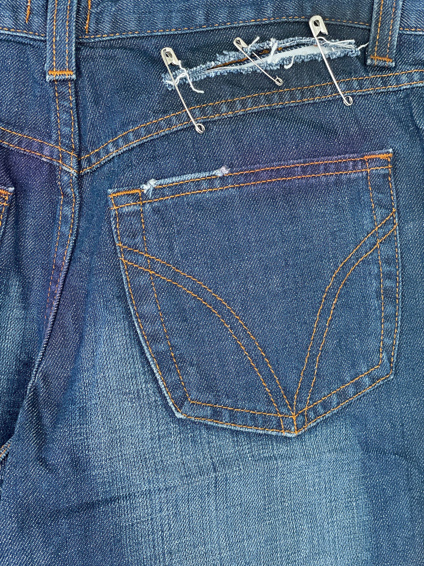 Dolce & Gabbana SS01 Safety Pin Denim Jeans