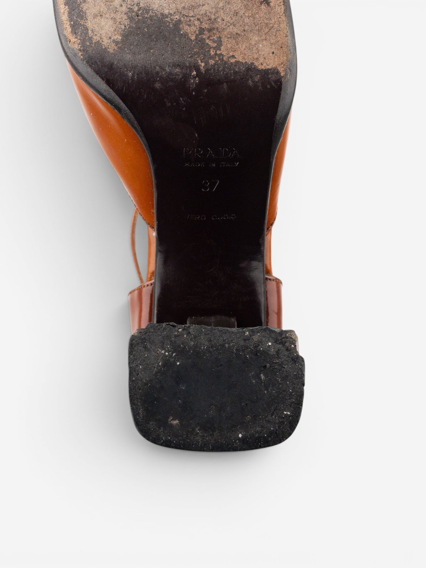 Prada AW99 Square Toe Brogue Pump Heels – photo 14