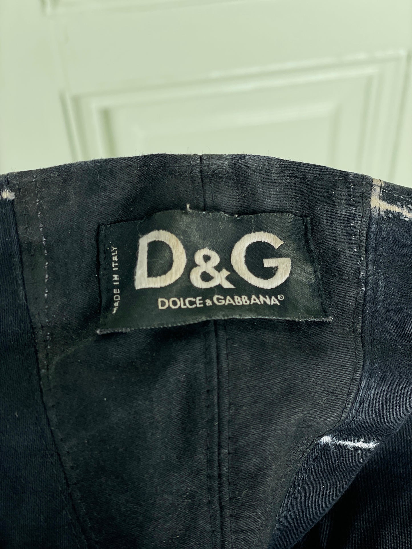 Dolce & Gabbana AW03 Double Waist Military Cargo Pants