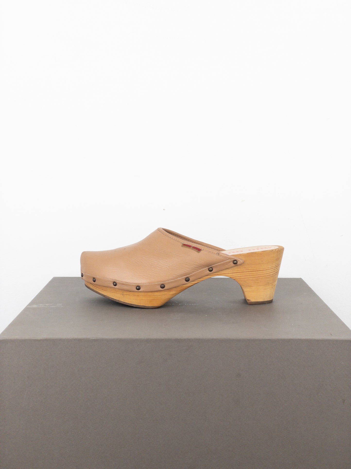 Miu Miu 2000s Studded Mule Clogs