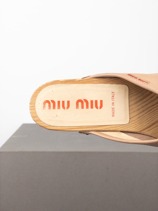 Miu Miu 2000s Studded Mule Clogs – photo 8