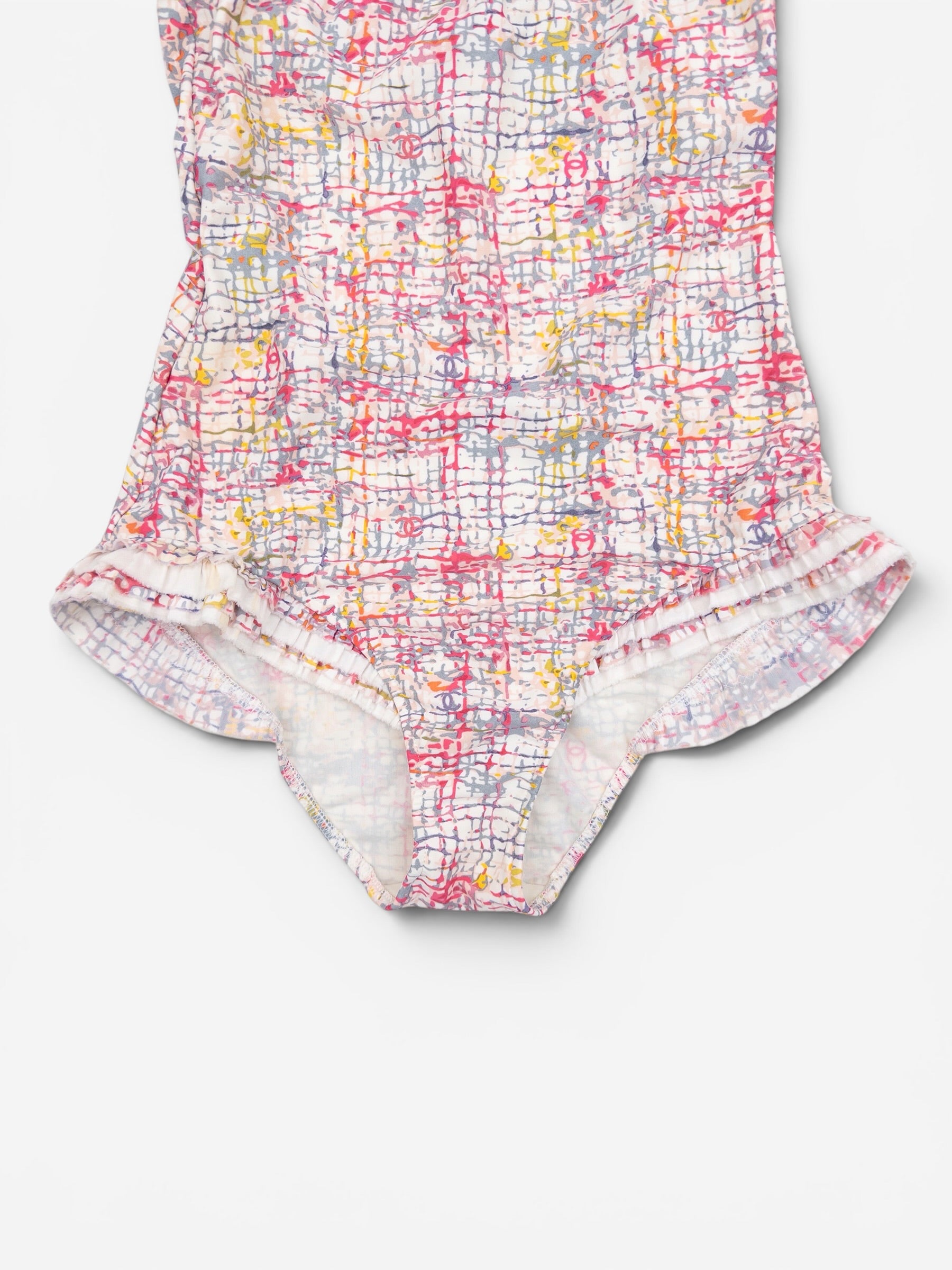 Chanel by Karl Lagerfeld 05C One Piece Open Back Ruffle Bathing Suit – photo 4