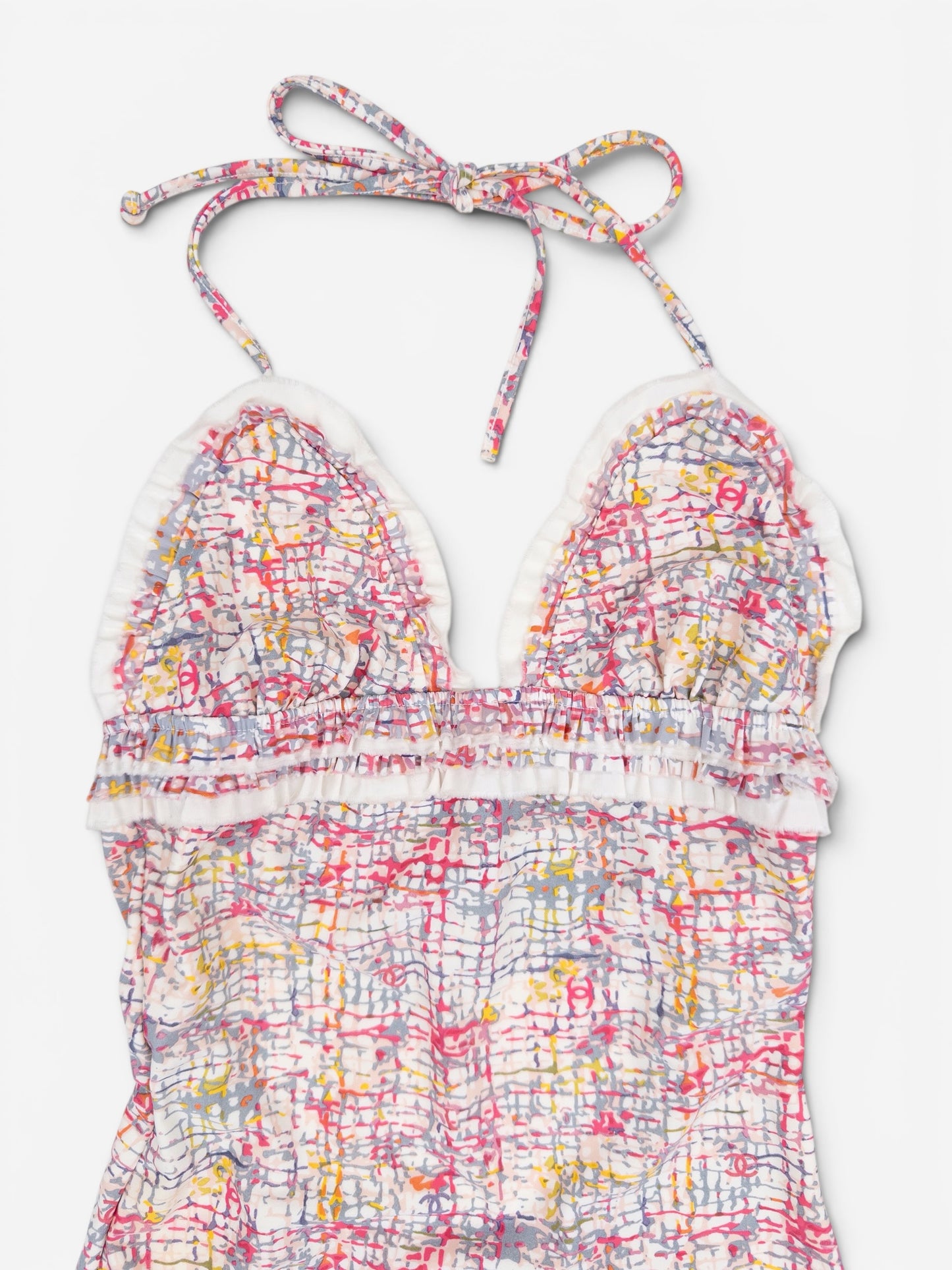Chanel by Karl Lagerfeld 05C One Piece Open Back Ruffle Bathing Suit – photo 3