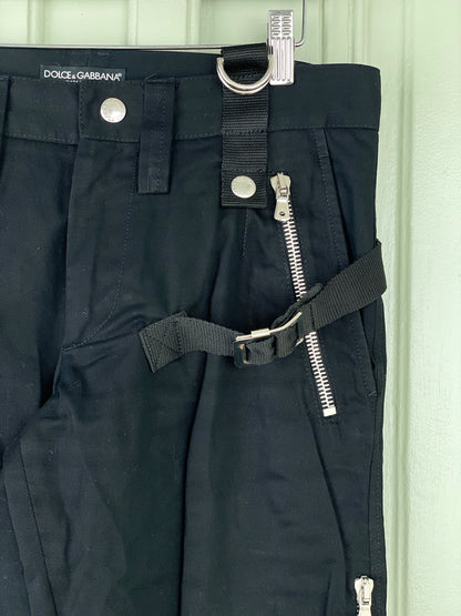 Dolce & Gabbana AW03 Military Bondage Cargo Pants