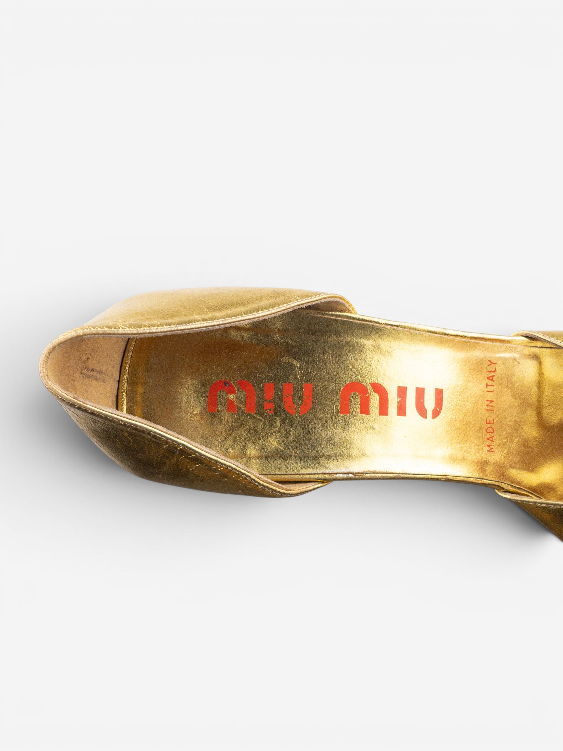 Miu Miu AW99 Square Toe Sculptural Metal High Heels – photo 8