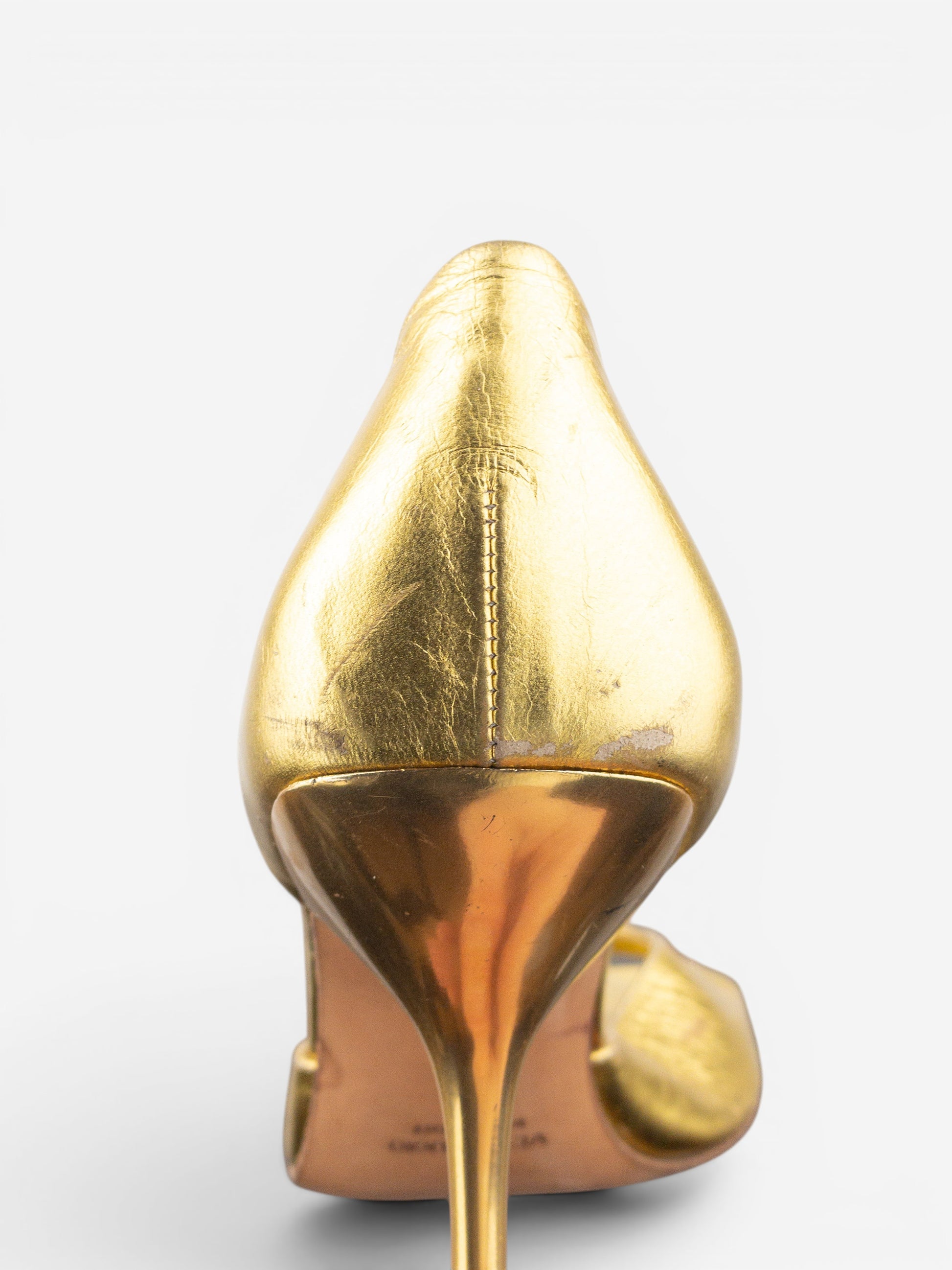 Miu Miu AW99 Square Toe Sculptural Metal High Heels – photo 10