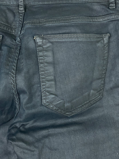 Rick Owens DRKSDHW 2000s Waxed Berlin Cut Denim Jeans