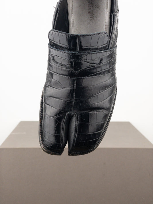 Maison Margiela Crocodile Tabi Penny Loafers – photo 7