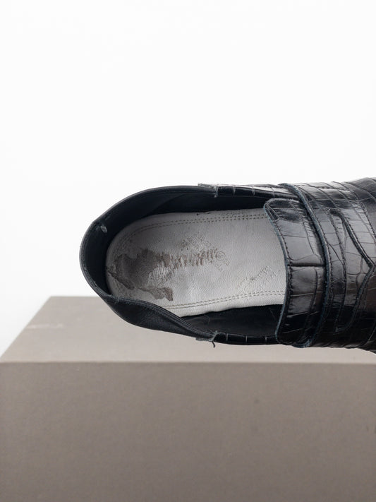 Maison Margiela Crocodile Tabi Penny Loafers – photo 8
