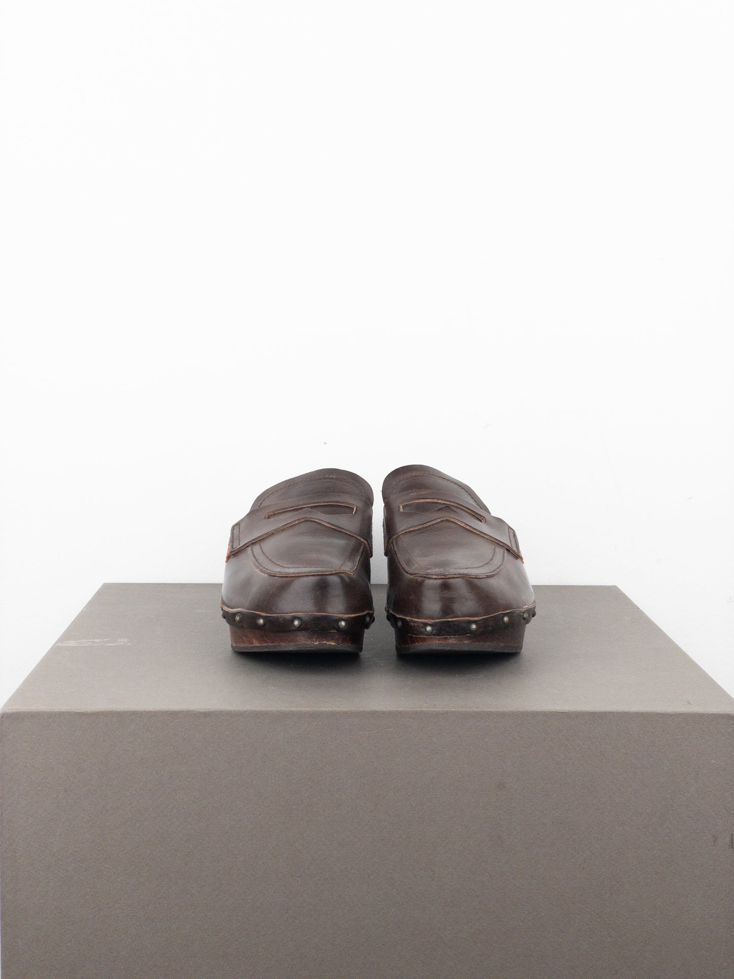 Miu Miu 2000s Penny Loafer Mule Clogs