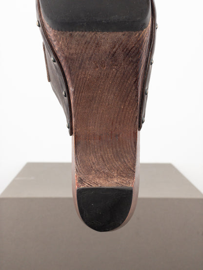 Miu Miu 2000s Penny Loafer Mule Clogs