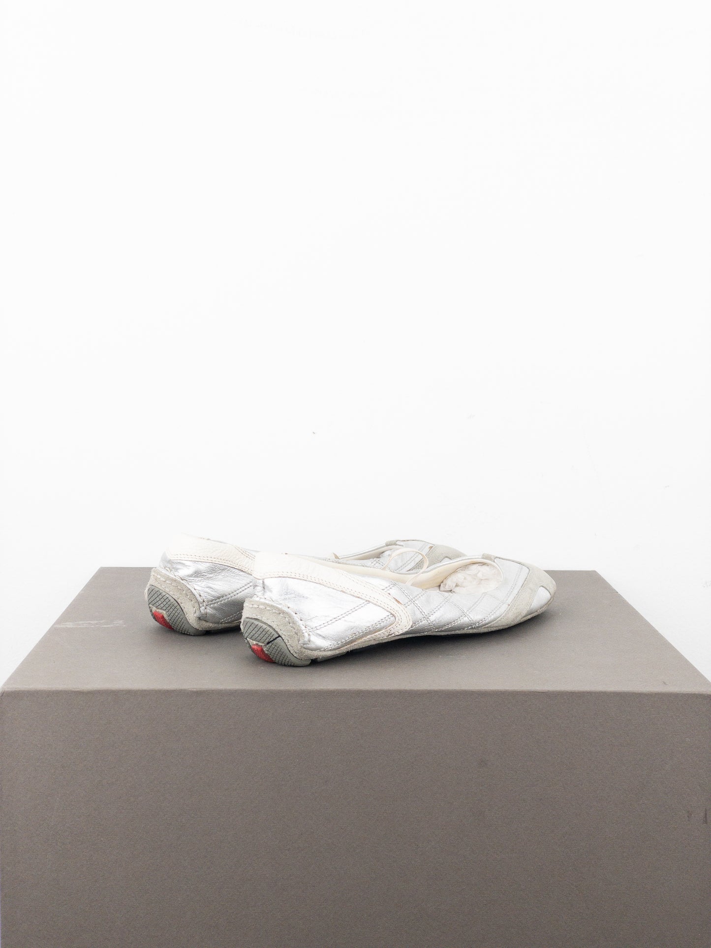 Prada 2000s Linea Rossa Racing Sports Mary-Jane Ballet Flats