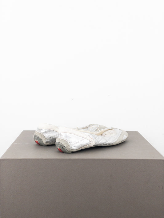 Prada 2000s Linea Rossa Racing Sports Mary-Jane Ballet Flats