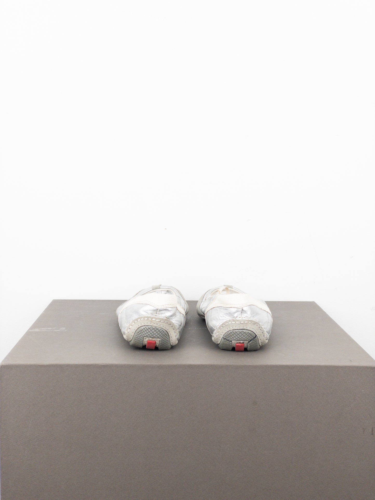 Prada 2000s Linea Rossa Racing Sports Mary-Jane Ballet Flats