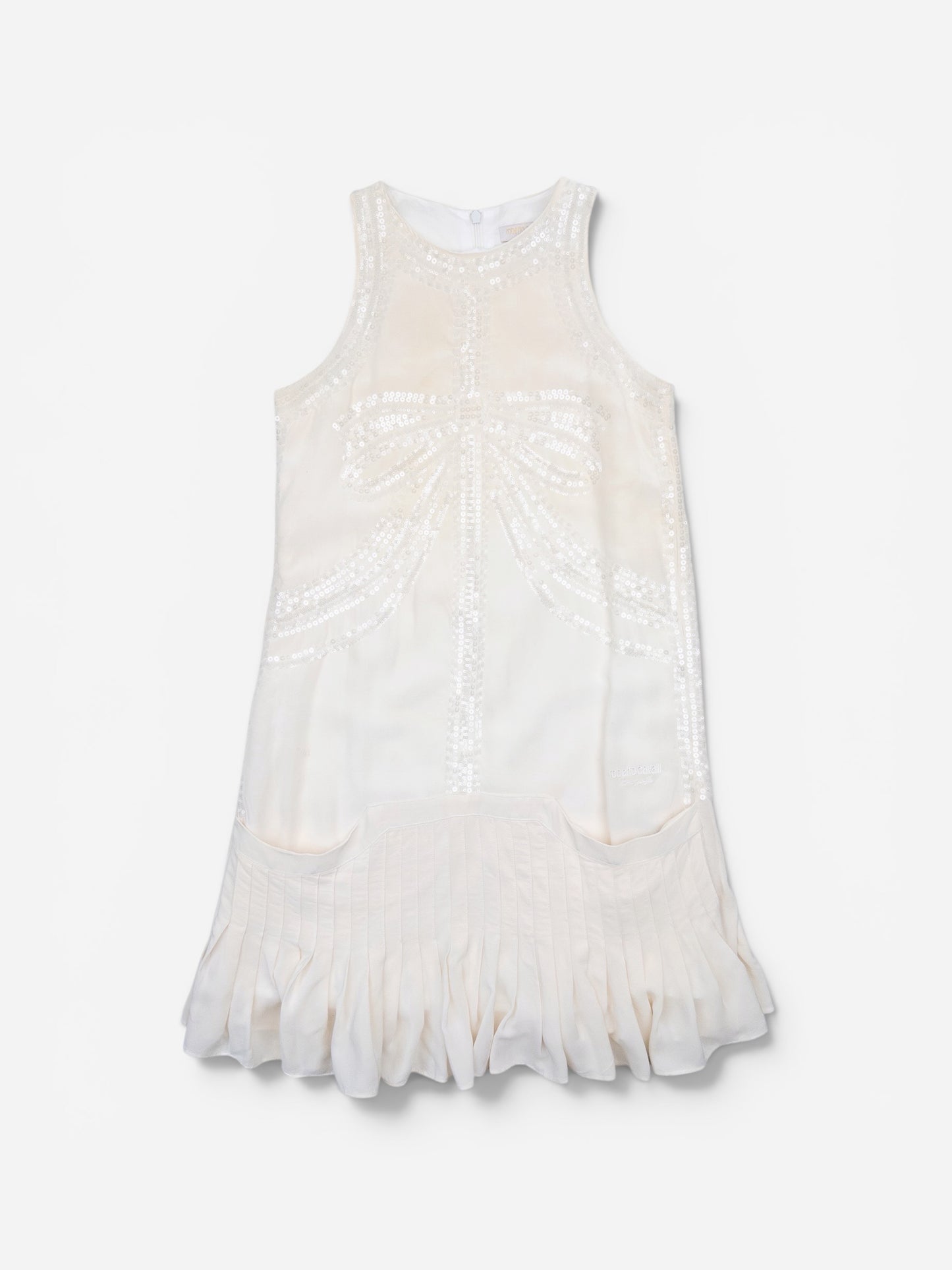 Roberto Cavalli 2000s Sequin Bow Midi Dress